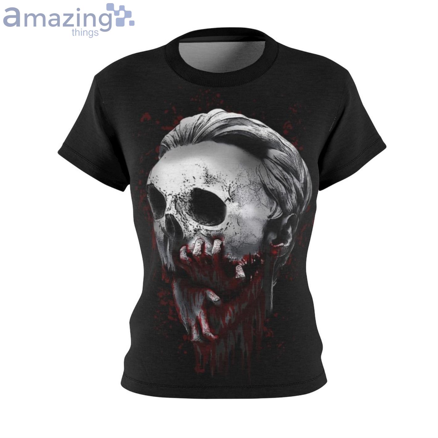 Halloween Design All Over Print T-Shirt For Women Product Photo 1