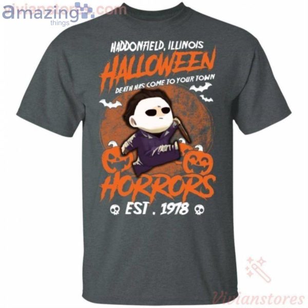 Halloween Horrors Funny Michael Myers Est 1918 T-Shirt Product Photo 2