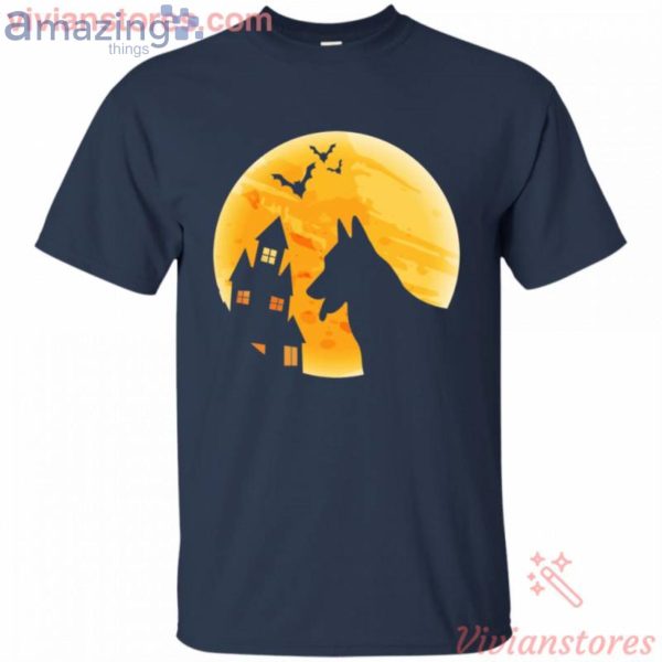 Halloween Moon Night Dog Lover Funny T-Shirt Product Photo 3