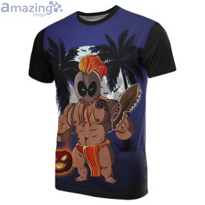 Halloween Trick Or Treat Kanaka Warrior T-Shirt – Ah – J1 Product Photo 2