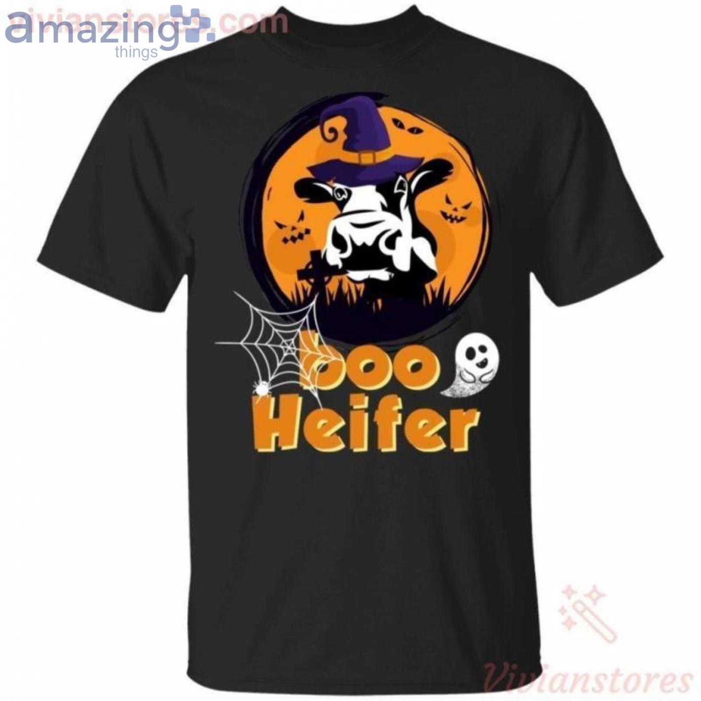 Happy Halloween Boo Heifer Funny Halloween T-Shirt Product Photo 1