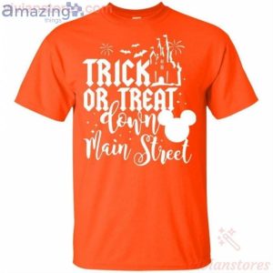 Happy Halloween Trick Or Treat Down Main Street T Shirt image Happy Halloween Trick Or Treat Down Main Street T-Shirt Product Photo 2