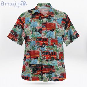 Harford County Maryland Aberdeen Fire Department Hawaiian Shirt Product Photo 3