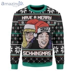 Have A Merry Schwingmas Ugly Christmas Sweater Product Photo 1