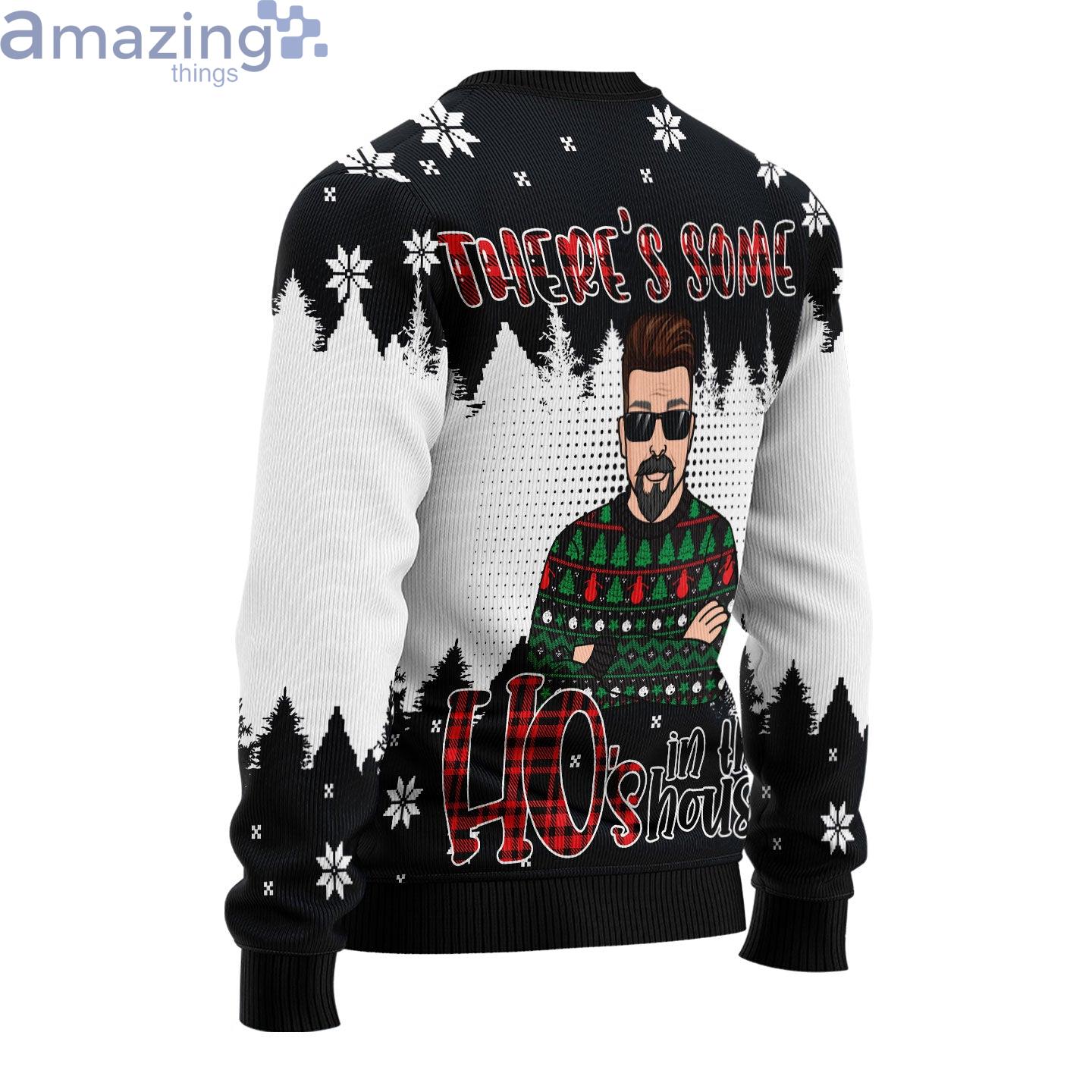 Ho Ho Ho Christmas House Christmas Ugly Sweater image Ho Ho Ho Christmas House Christmas Ugly Sweater Product Photo 2
