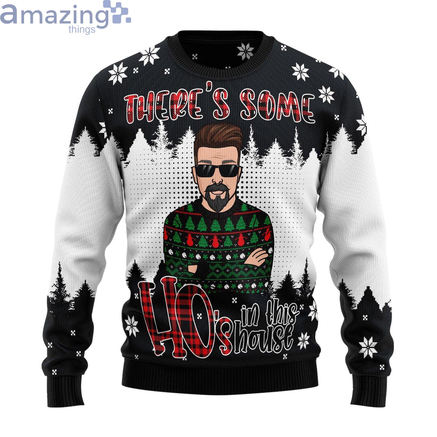 Ho Ho Ho Christmas House Christmas Ugly Sweater Product Photo 1 Ho Ho Ho Christmas House Christmas Ugly Sweater Product Photo 1