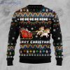 Ho Ho Ho Santa And Unicorn Merry Christmas Ugly Christmas Sweater