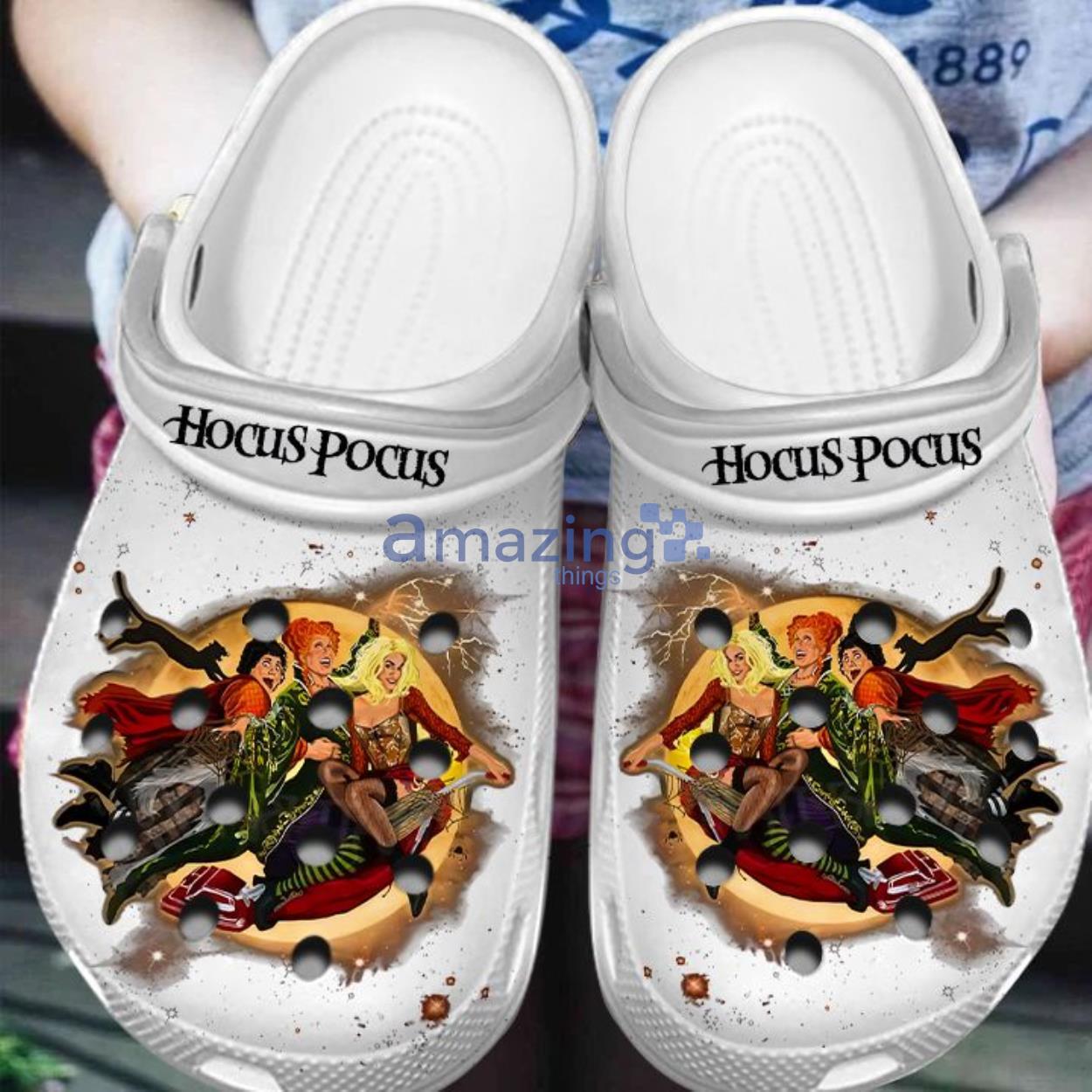 Hocus Pocus Witches Halloween Horror Crocs For Men And Women Product Photo 1