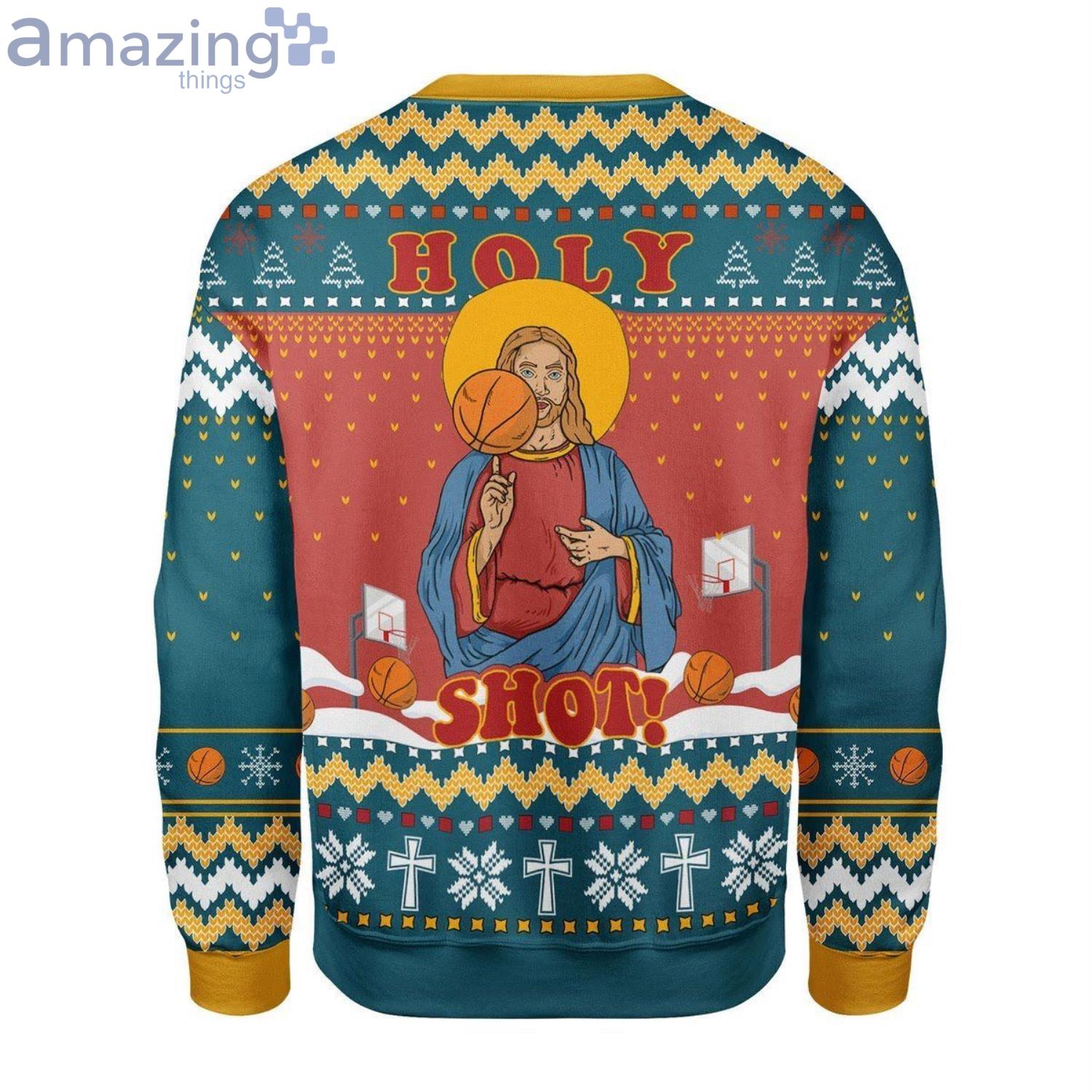 Holy Shot Funny Christmas Ugly Sweater image Holy Shot Funny Christmas Ugly Sweater Product Photo 2