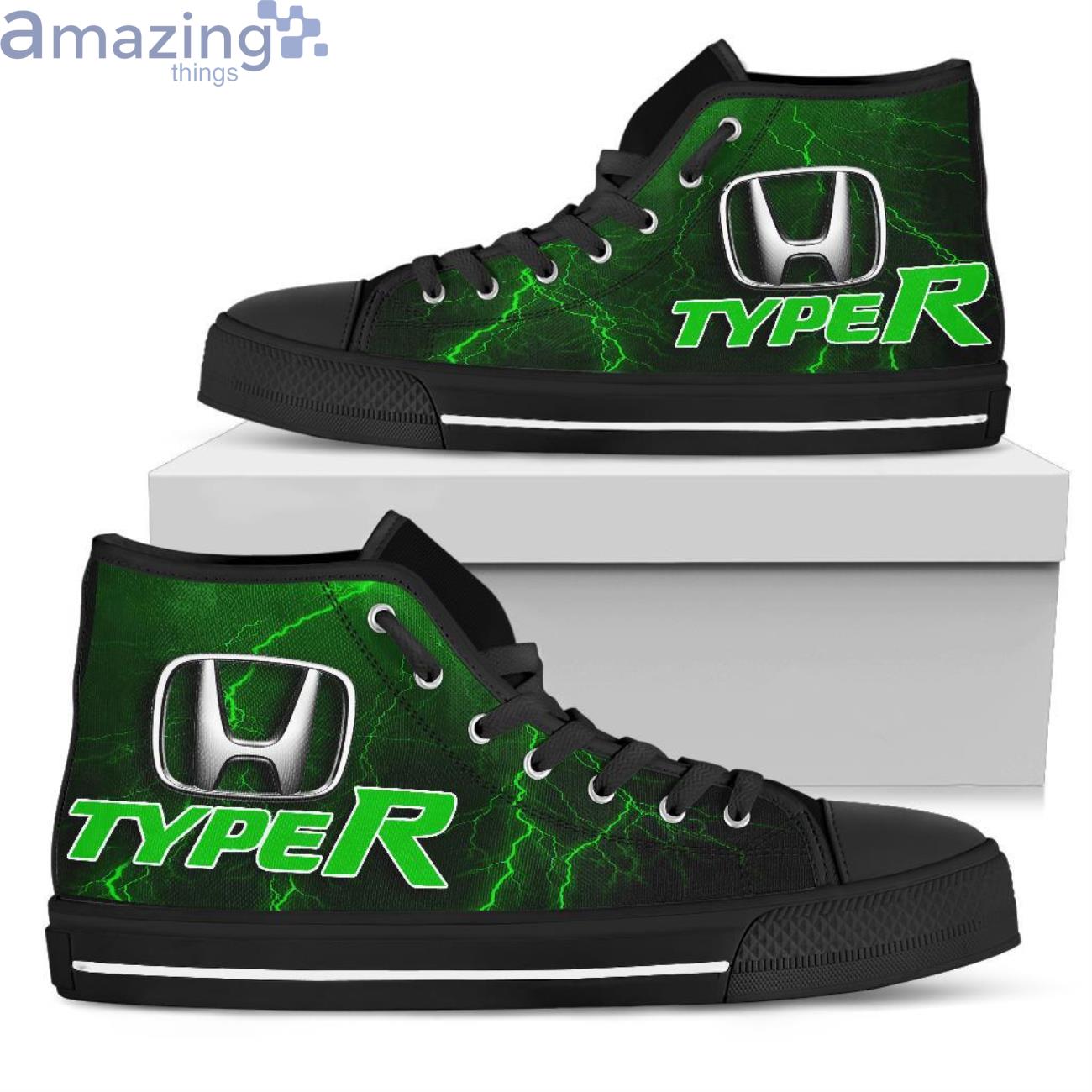 Honda Type R Thunder and Lightning Green High Top Shoes Product Photo 1