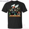 Horror Characters Drinking 7up Funny T-Shirt