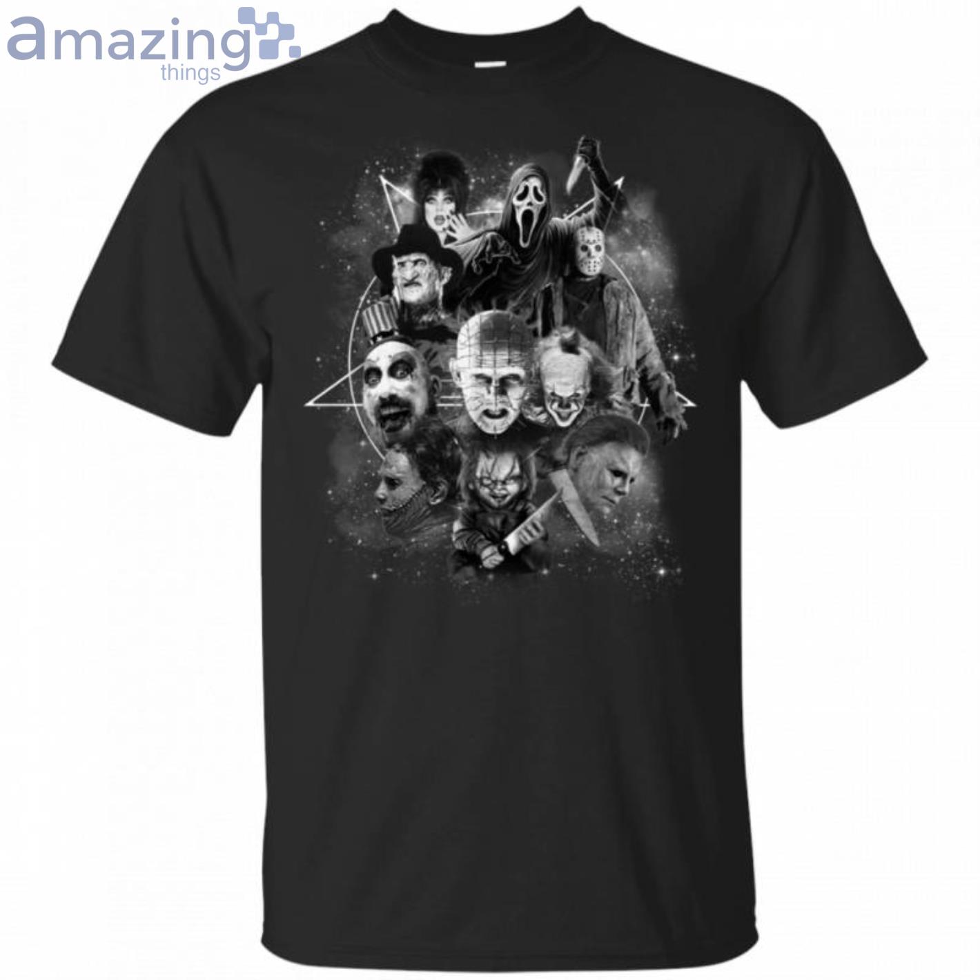Horror Movie Characters Halloween T Shirt image Horror Movie Characters Halloween T-Shirt Product Photo 1 Product photo 1