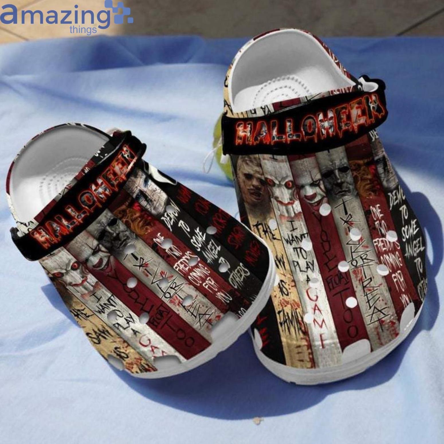 Horror Movie Characters Michael Myers Freddy Krueger Pennywise Halloween Clog Shoes Product Photo 1