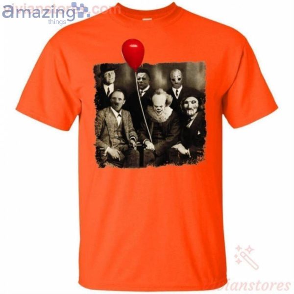 Horror Movies Characters Noble Style Vintage Halloween T-Shirt Product Photo 2