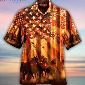 Horse Autum Hawaiian Shirt For Men And Women image Horse Autum Hawaiian Shirt For Men And Womenproduct photo 2