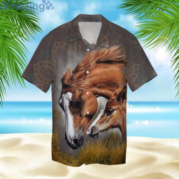 Horse Cute Hawaiian Shirt For Men And Womenproduct photo 1