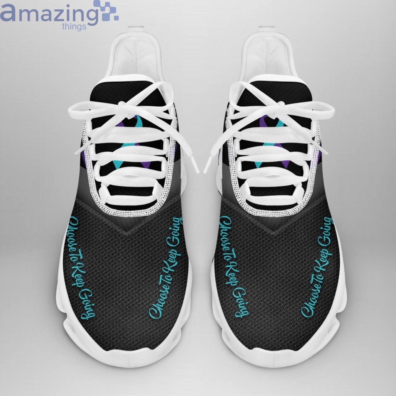 Hot Suicide Prevention Awareness Choose To Keep Going Clunky Max Soul Sneaker Product Photo 2