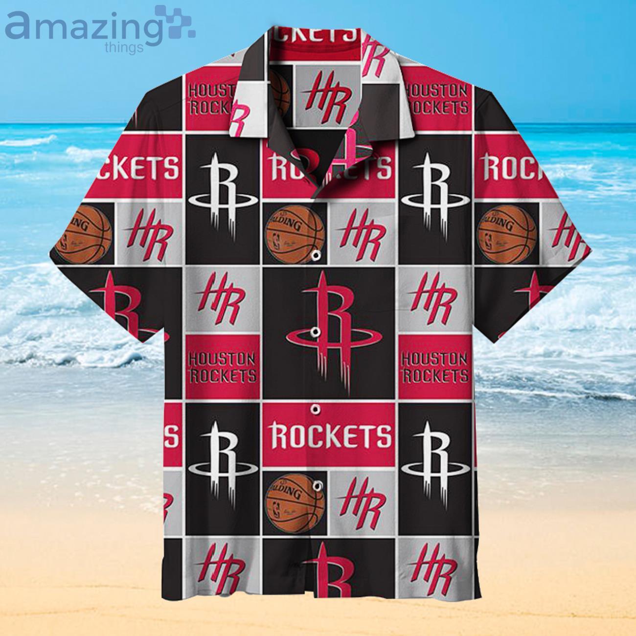 Houston Rockets Fans Gift Logo Sport Lover Hawaiian Shirt image Houston Rockets Fans Gift Logo Sport Lover Hawaiian Shirt Product Photo 1 Product photo 1
