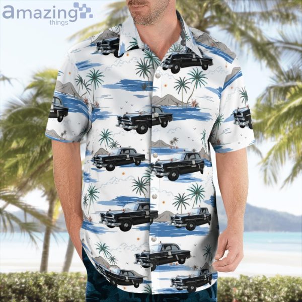 Houston Texas Houston Police Department 1952 Ford Customline Patrol Car Hawaiian Shirt Product Photo 3