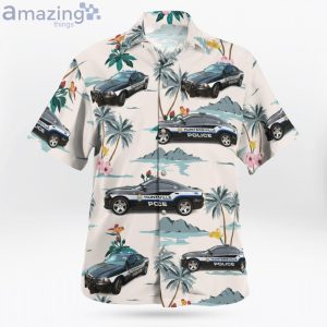Huntersville Police Dodge Charger Nc Hawaiian Shirt Product Photo 2