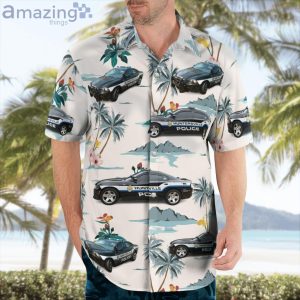 Huntersville Police Dodge Charger Nc Hawaiian Shirt Product Photo 3