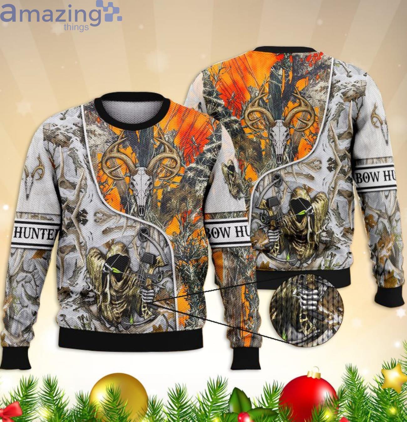 Hunting Ghost Bow Hunter All Over Printed Shirts 3D Sweater Product Photo 1