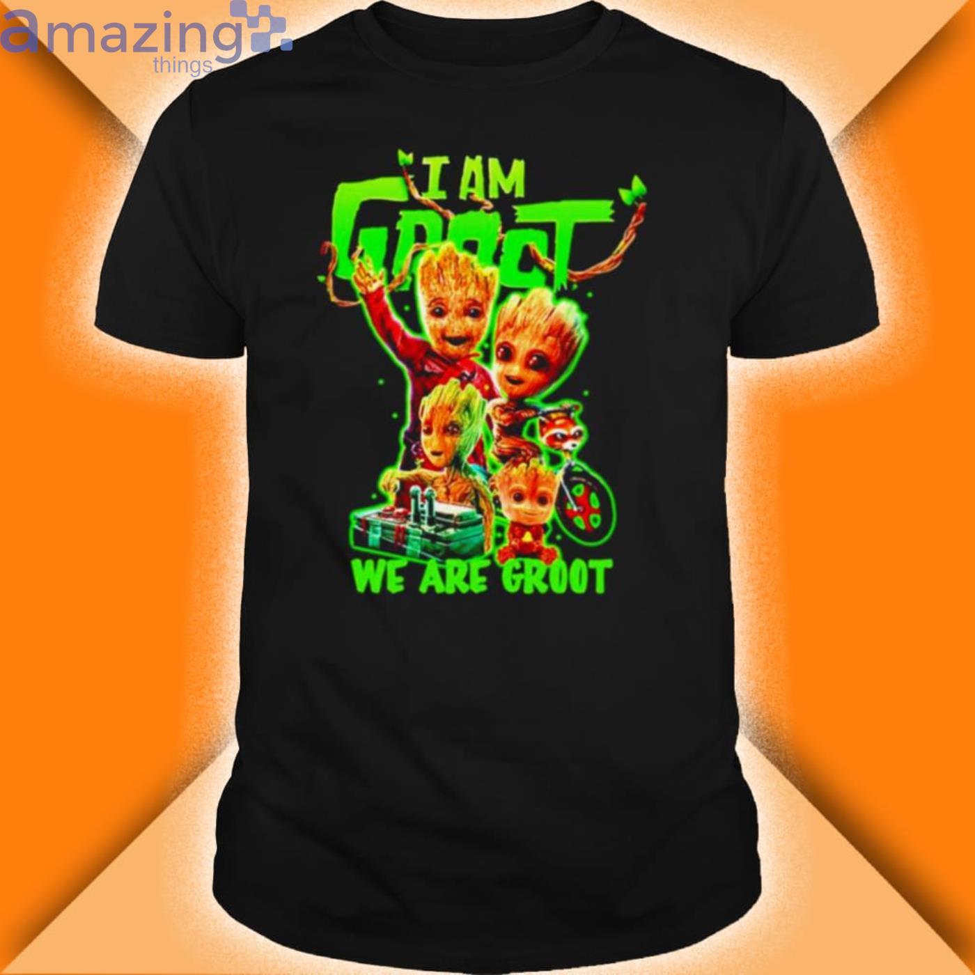 I Am Baby Groot We Are Groot Shirt Product Photo 1