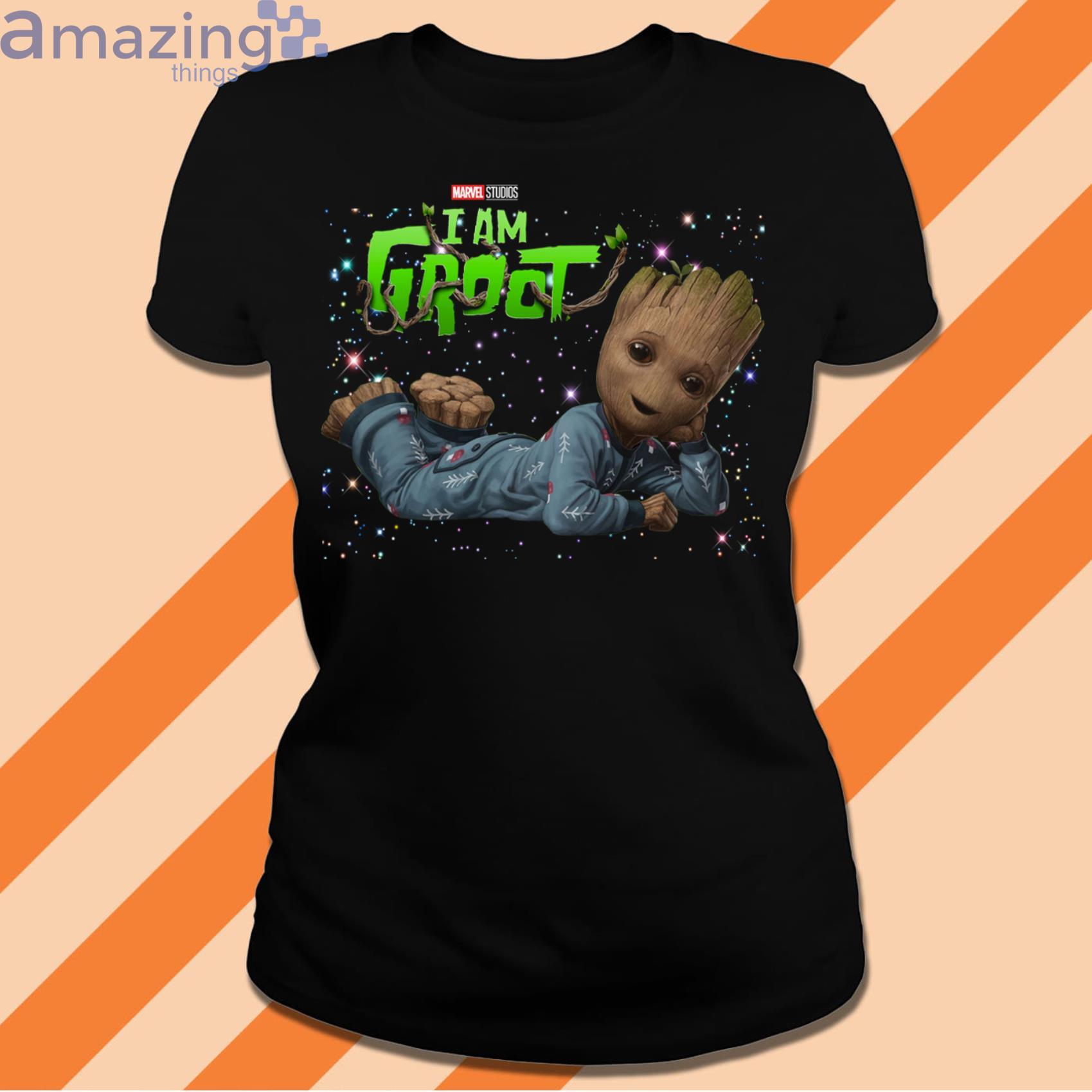 I Am Groot Groot Wearing Jajamas Shirt image I Am Groot Groot Wearing Jajamas Shirt Product Photo 2