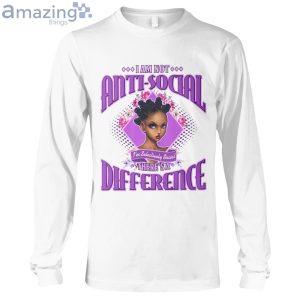 I Am Not Anti Social I'm Selectively Social Ladies T-Shirt Product Photo 7