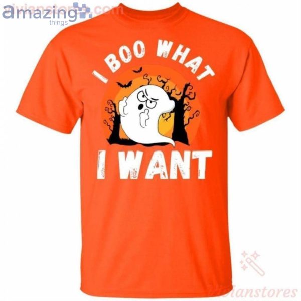 I Boo What I Want Funny Ghost Halloween T-Shirt Product Photo 2