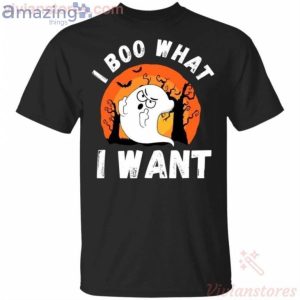 I Boo What I Want Funny Ghost Halloween T-Shirt Product Photo 1