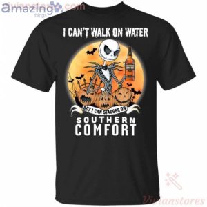 I Can Stagger On Southern Comfort Whisky Jack Skellington Halloween T-Shirt Product Photo 1