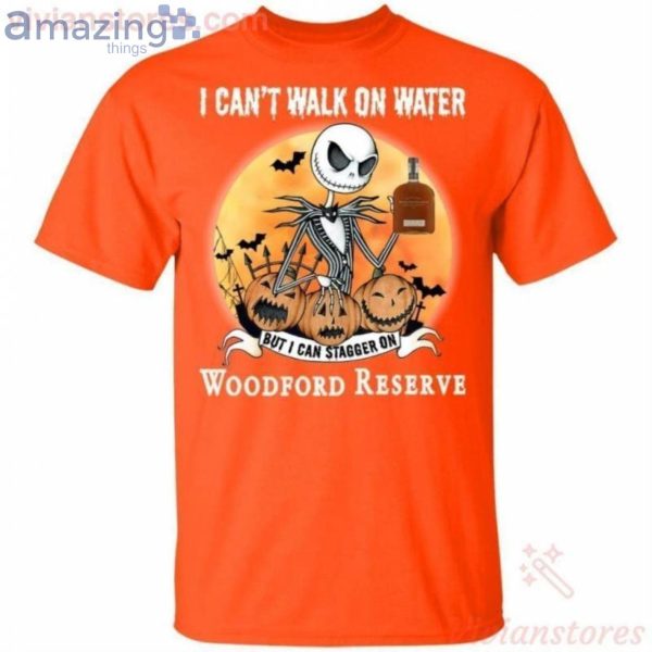 I Can Stagger On Woodford Reserve Whisky Jack Skellington Halloween T-Shirt Product Photo 2