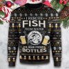 I Rescue Fish From Water & Beer From Bottles Christmas Ugly Sweater