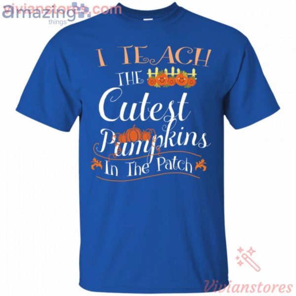 I Teach The Cutest Pumpkins Halloween T-Shirt Product Photo 3