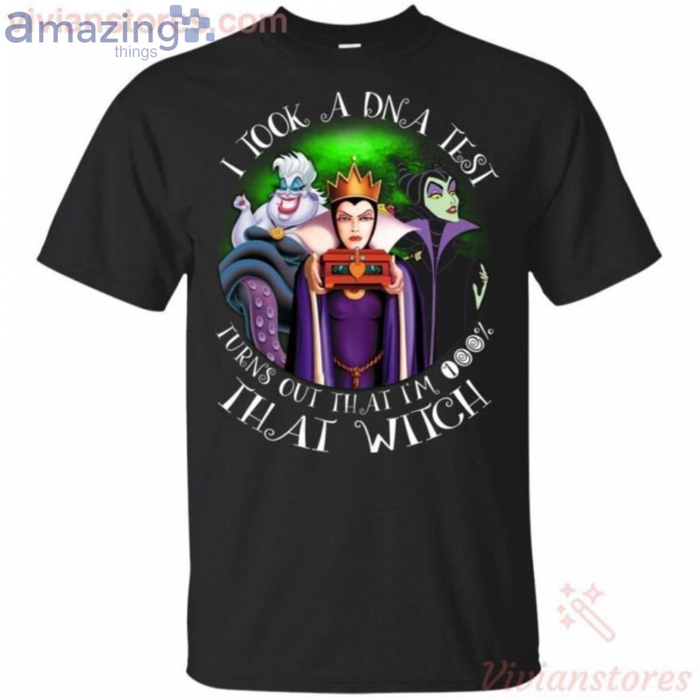 I Took Dna Test I'm 100 Witch Villain Queens Halloween T-Shirt Product Photo 1