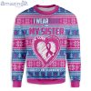 I Wear Pink For My Sister Breast Cancer Awareness Christmas Ugly Sweater