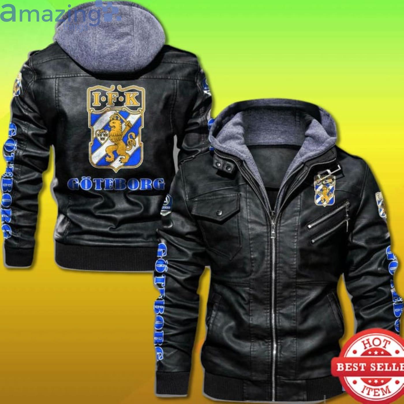 Ifk Göteborg FC 2D Trending Leather Jacket Product Photo 1