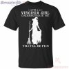 I’m A Virginia Girl Underestimate Me That’ll Be Fun Witch Halloween T-Shirt
