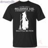 I'm An Oklahoma Girl Underestimate Me That'll Be Fun Witch Halloween T Shirt
