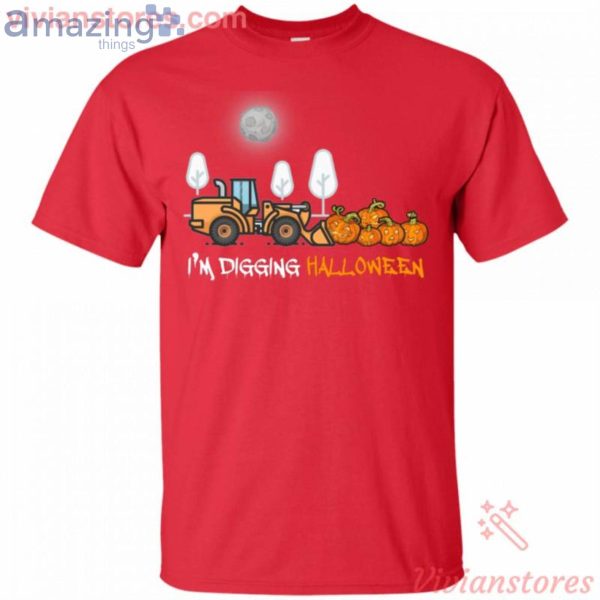 I'm Digging Halloween Construction Tractor T-Shirt Product Photo 2