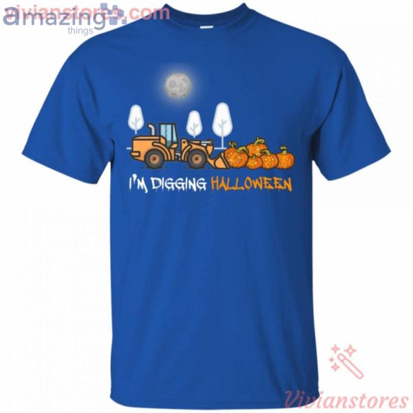 I'm Digging Halloween Construction Tractor T-Shirt Product Photo 3