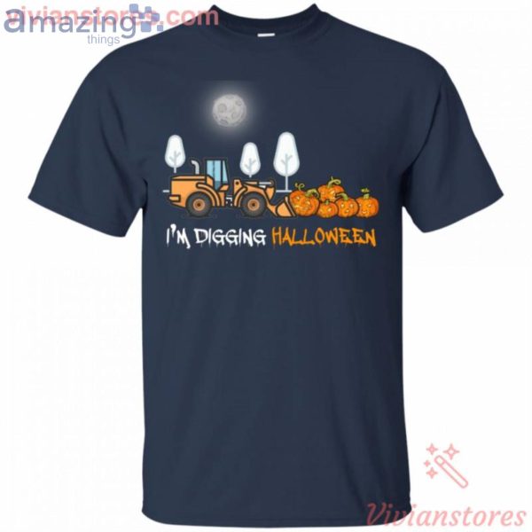 I'm Digging Halloween Construction Tractor T-Shirt Product Photo 4