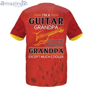 I'm Guitar Granpa Except Much More Cooler Guitar Lover 3D T-Shirt Product Photo 2