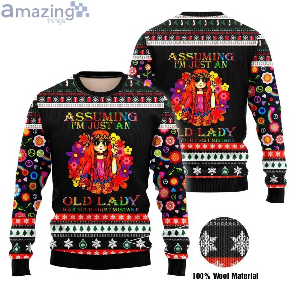 I'm Just An Old Man Christmas Ugly Sweater Product Photo 1
