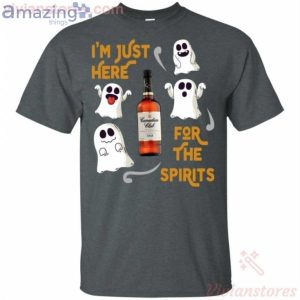 I'm Just Here For The Spirits Canadian Club Whisky Halloween T-Shirt Product Photo 2