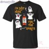 I'm Just Here For The Spirits Canadian Club Whisky Halloween T Shirt