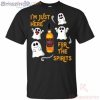 I'm Just Here For The Spirits Canadian Mist Whisky Halloween T Shirt