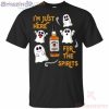 I’m Just Here For The Spirits Jim Beam Bourbon Whisky Halloween T-Shirt