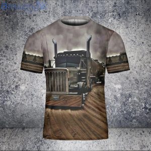 I'm Trucker Don't Stop When I'm Tired Stop When Done Kenworth 3D T-Shirt Product Photo 3